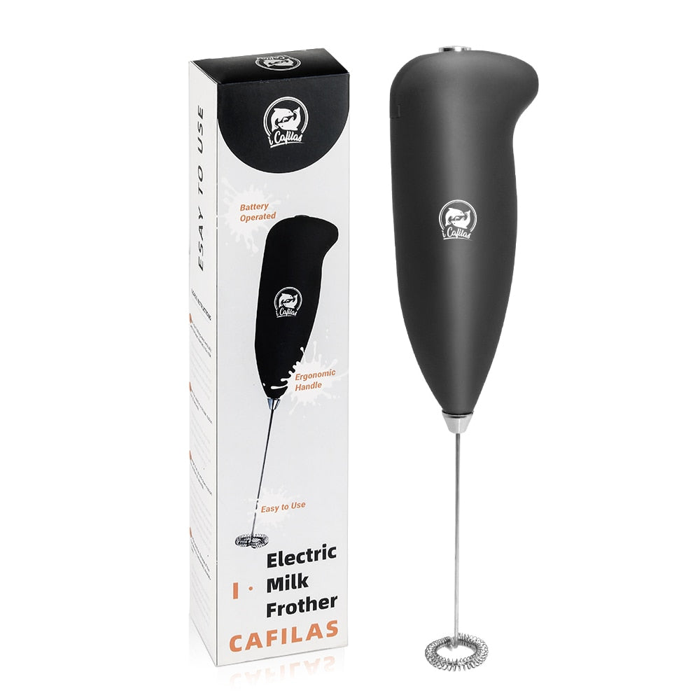 Milk Frother Handheld, Battery Operated Travel Coffee Frother Milk