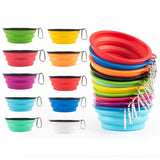 Portable Collapsible Silicone Pet Bowl (Large) - My Eco Boutique