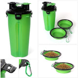 3-in-1 Portable Dog Feeder/Water Cup and Collapsible Bowl - My Eco Boutique