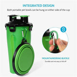 3-in-1 Portable Dog Feeder/Water Cup and Collapsible Bowl - My Eco Boutique