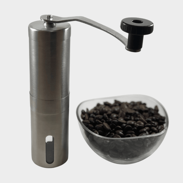 i Cafilas Manual Coffee Grinder with Ceramic Burr, Portable Hand