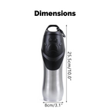 Portable Stainless Steel Pet Water Bottle - My Eco Boutique