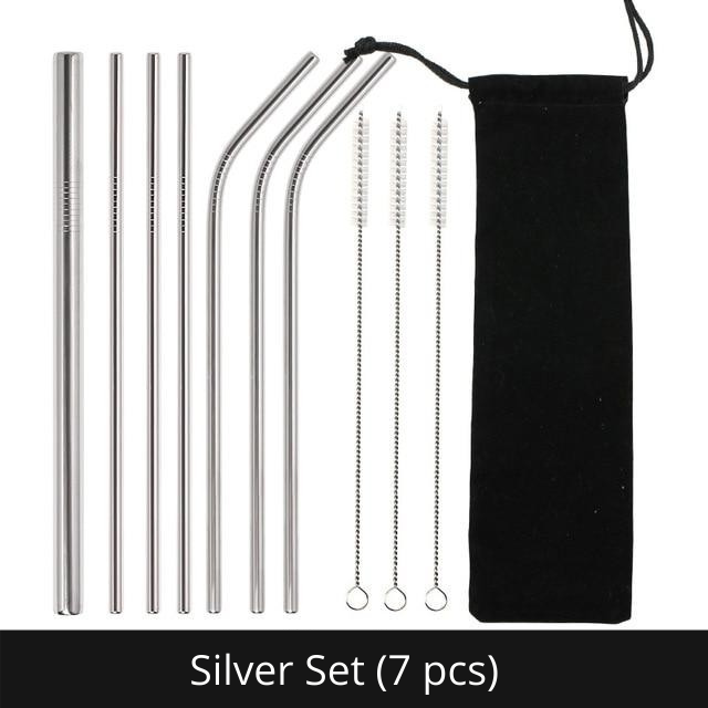 Metal Straw Set - Brandless
