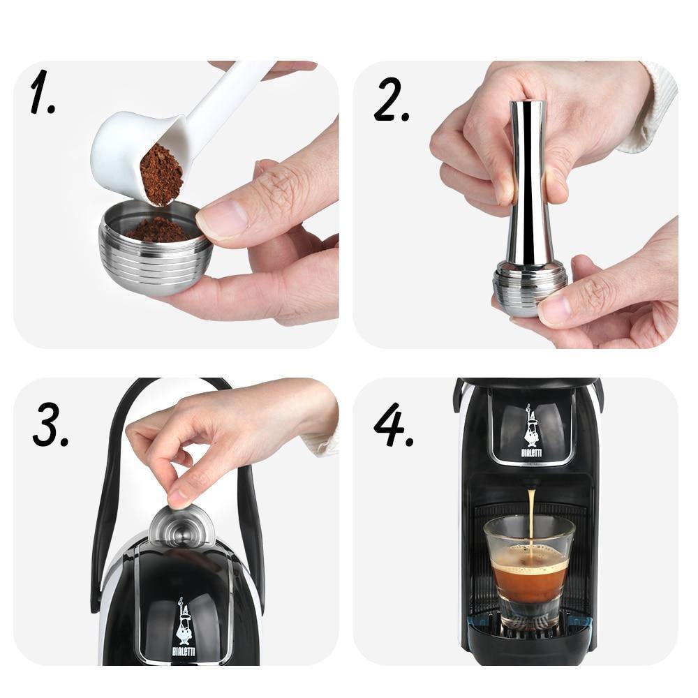 Capsule Espresso Machine  Espress Capsule - Refillable Stainless