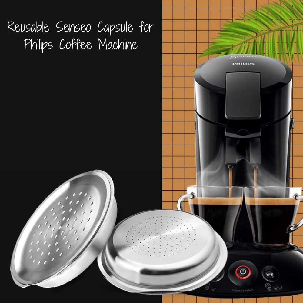 lamp Doordringen Nadruk Reusable Senseo Philips Stainless Steel Coffee Capsule - My Eco Boutique