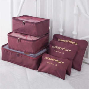 Travel Packing Cubes Set (6pcs) - My Eco Boutique