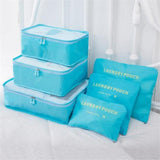 Travel Packing Cubes Set (6pcs) - My Eco Boutique