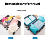 Travel Packing Cubes Set (6pcs) - My Eco Boutique